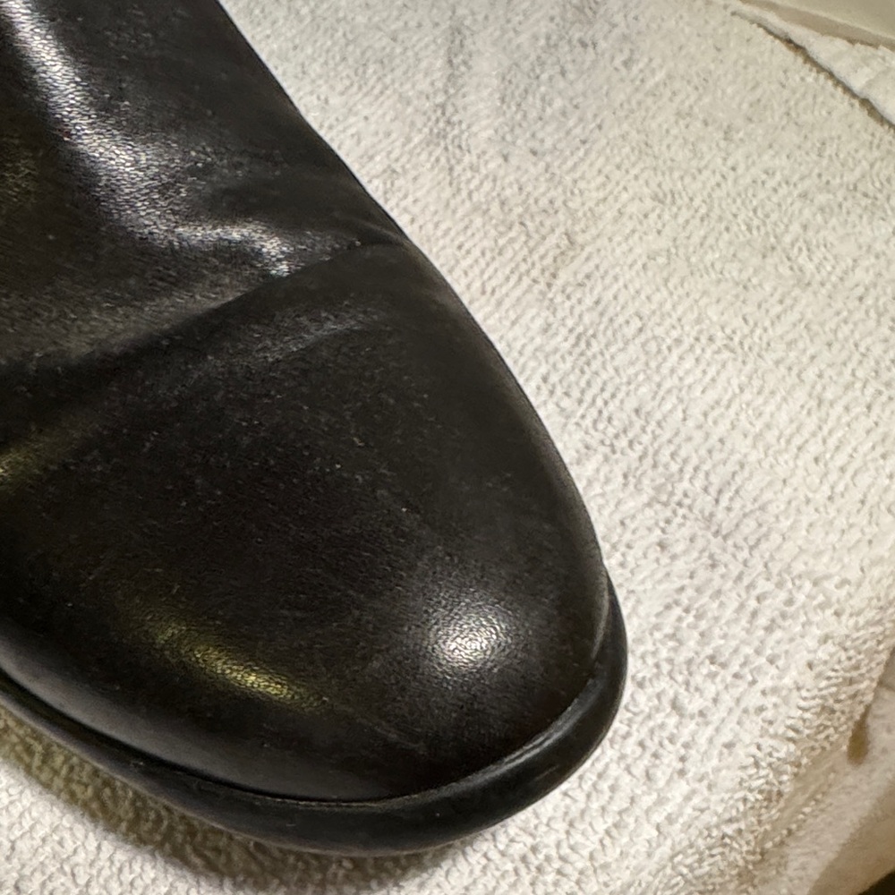 Prada Sleek Black Leather Ankle Boots - Picture 14 of 16